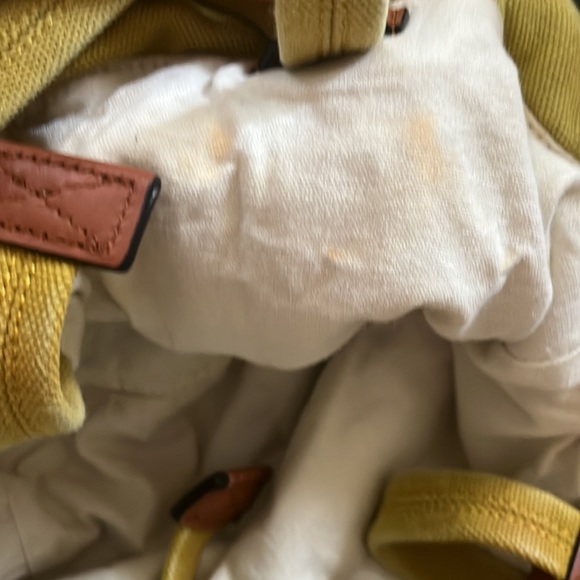 Rag and Bone Yellow Canvas Small Tote - Picture 9 of 9